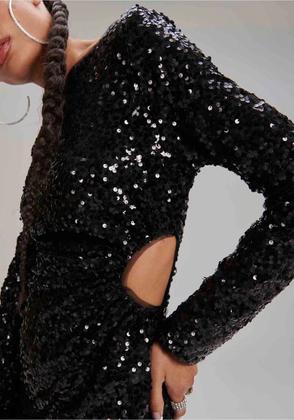 Imagem de Vestido mini com cut off myft feminino