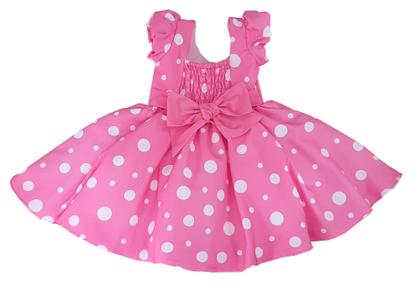 Imagem de Vestido Minnie Rosa De Bolinhas Festa Infantil