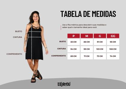 Imagem de Vestido Moderno Decote X Liso