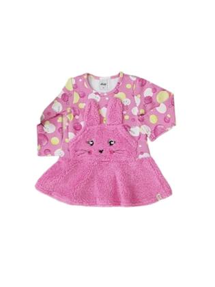 Imagem de Vestido Moletom Flanelado Estampado Bebê
