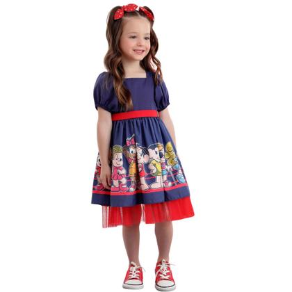 Imagem de Vestido Mon Sucré Personagens Turma Da Mônica Inverno