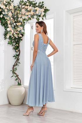 Imagem de Vestido Mother of The Bride CDSSL com decote em V A Line com jaqueta tamanho 10