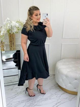 Imagem de Vestido Mullet Moda Evangélica Feminina