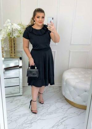 Imagem de Vestido Mullet Moda Evangélica Feminina