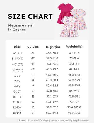 Imagem de Vestido PATPAT para menina com estampa floral de 3-4 anos