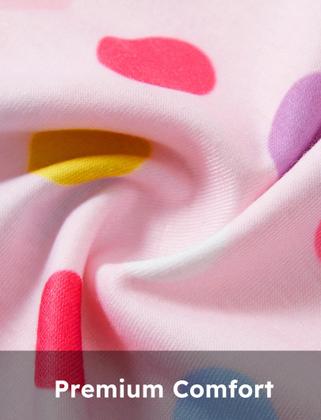 Imagem de Vestido PATPAT para menina com estampa floral de 3-4 anos