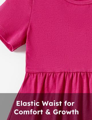 Imagem de Vestido PATPAT para menina com estampa floral de 3-4 anos