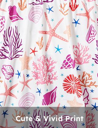 Imagem de Vestido PATPAT para menina com estampa floral de 3-4 anos