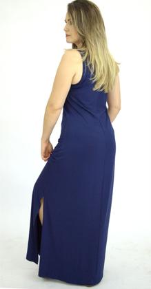 Imagem de Vestido Pau a Pique Básico Azul Marinho