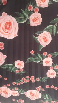 Imagem de Vestido plissado  moda Cassia com cinto