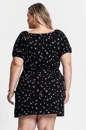 Imagem de Vestido Plus Size Feminino com Cinto Secret Glam - Elegante e Confortável