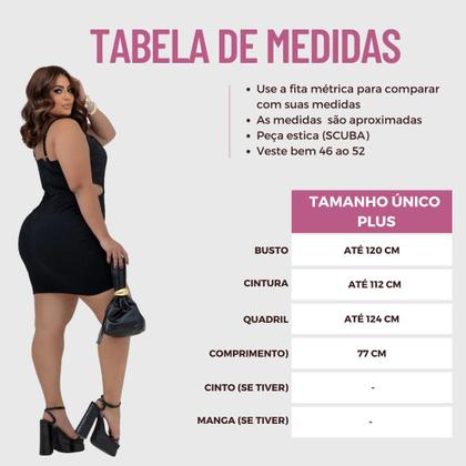 Imagem de Vestido Plus Size Feminino Com Paetê Recorte na Cintura 0658
