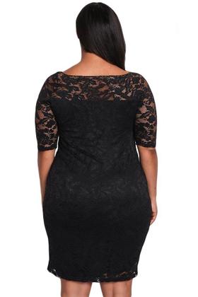 Imagem de Vestido Plus Size Renda Batizado Festa