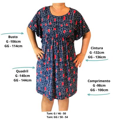 Imagem de Vestido Plus Size Versátil Moda Feminina Maravilhoso