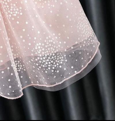 Imagem de Vestido Princesa Borboleta Bebê Rosa/branco Batizado Festa