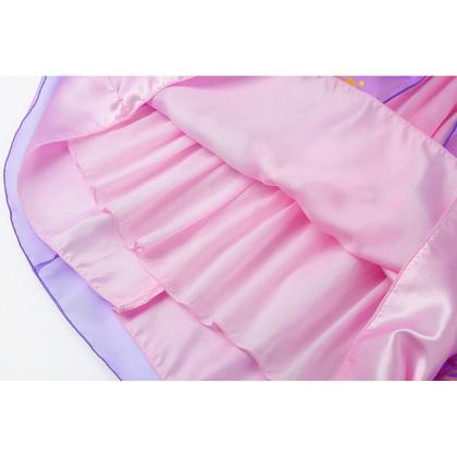 Imagem de Vestido Princess Aoiviss Purple para meninas de 3 a 12 anos e acessórios