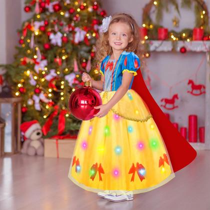 Imagem de Vestido Princess Meland Light Up com acessórios para meninas de 3 a 8 anos