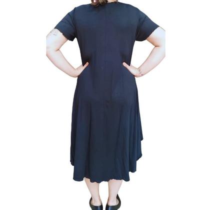 Imagem de Vestido Raio de Luz Preto Plus Size Viscose