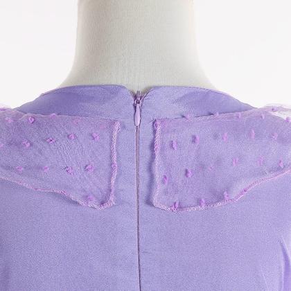 Imagem de Vestido roxo Yipkorra Encanto Mirabel para meninas de 3 a 4 anos