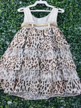 Imagem de Vestido Social Oncinha Infantil Verão