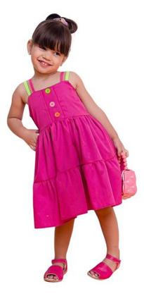 Imagem de Vestido Solto Menina Luxo Diva Moda Infantil Verão Blogueira Casual Natal Festa Aniversário Presente Criança