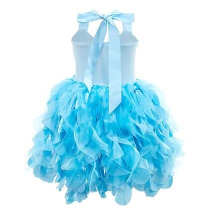 Imagem de Vestido Suppromo Blue Tule Sparkly Sequin Princess 7-8T