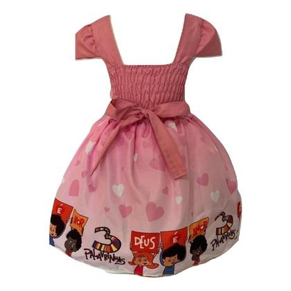 Imagem de Vestido Temático As Três Palavrinhas de Deus