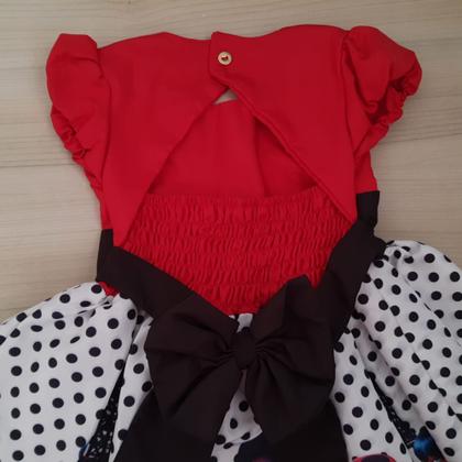 Imagem de Vestido Temático Infantil para Festas Lady Bug Miraculous Vestido de Personagem  5772