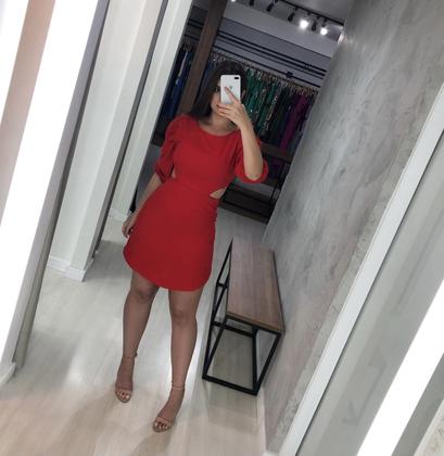 Imagem de Vestido Thainá - Vermelho