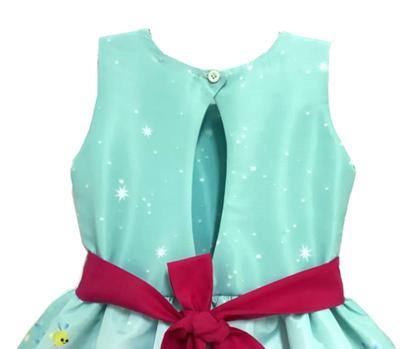 Imagem de Vestido Trolls Verde juvenil festa