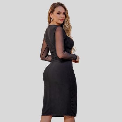 Imagem de Vestido Tule Manga Longa Magalu