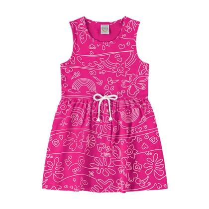 Imagem de Vestido verão cotton pink boca grande