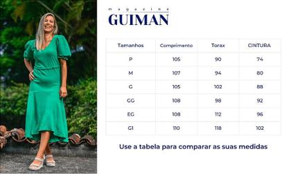 Imagem de Vestido Verde Midi de Poliéster da Marca Capim Rosa