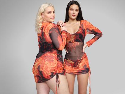 Imagem de Vestido Vista Magalu x Letticia Munniz Tule Manga Longa