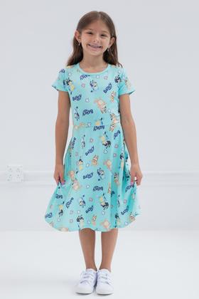 Imagem de Vestidos de skatista Bluey Dad Bingo Little Girls, pacote com 2, tamanho 6