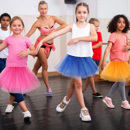 Imagem de Vestidos tutu Hoemwarm para meninas de 2 a 8 anos, 18 unidades