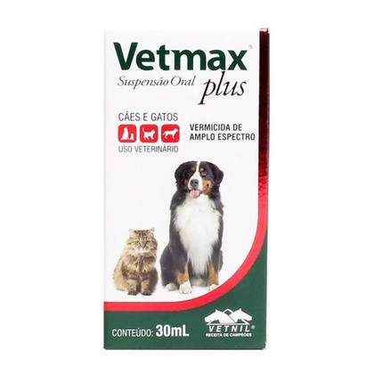 Imagem de Vetmax plus suspensão oral 30ml - vetnil