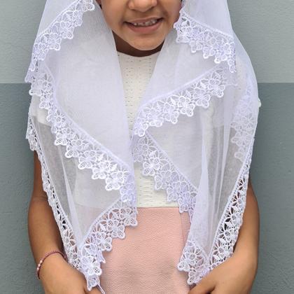 Imagem de Véu ccb infantil camila congregação cristã no brasil