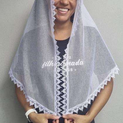 Imagem de Véu ccb leticia com aplicação congregação cristã no brasil
