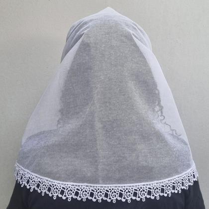 Imagem de Véu ccb notas musicais sol com aplicação