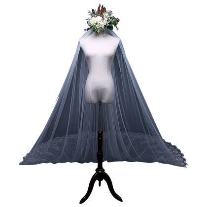 Imagem de Véu De Noiva Longo Casamento Mantilha Vestido Noiva 3 Mt -