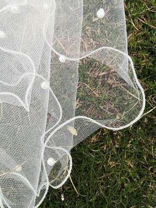 Imagem de Véu Noiva Curto Casamento 150cm Pronta entrega Lindo