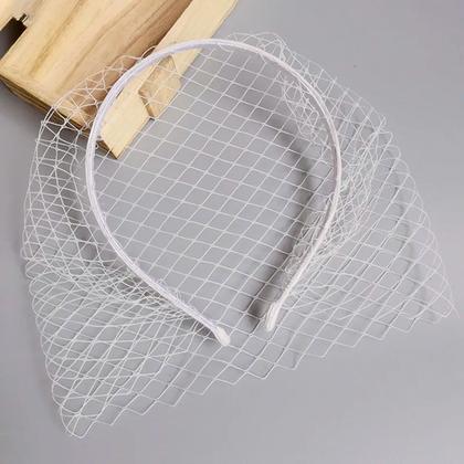 Imagem de Véu Noiva Rosto Voilet Vintage Tule Bordado Renda Casamento