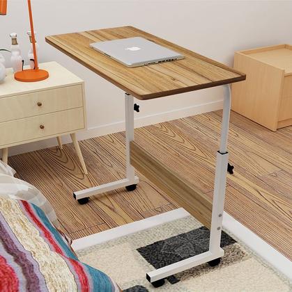 Imagem de VEXMATE Mesa Multiuso Mesinha para Notebook com Altura Ajustavel Regulavel c/ Rodizios Rodinhas