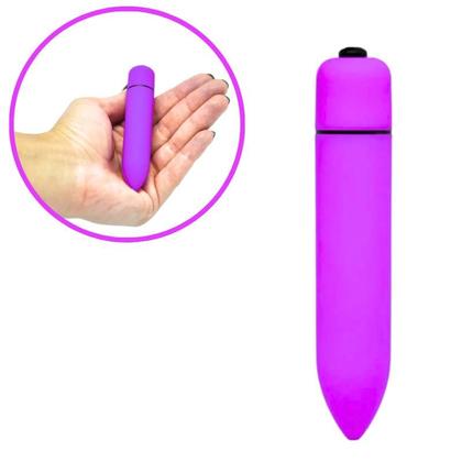 Imagem de Vibrador Bullet Power Cápsula Vibratória Aveludada Roxo