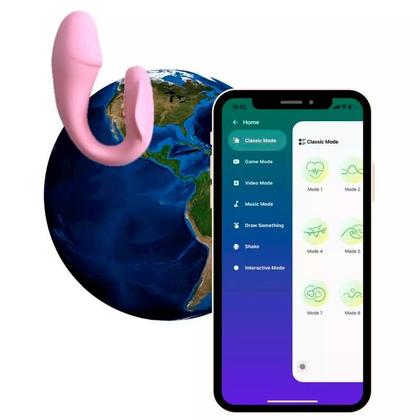 Imagem de Vibrador Casal Bluetooth APP Celular Controle Remoto Estimulador Clitoriano Mamilos Seios Feminino Namorados SexShop