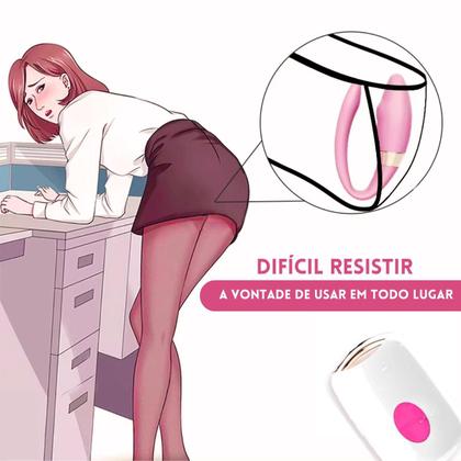 Imagem de Vibrador Casal Duplo Com Controle Ponto G Clitóris Gostoso