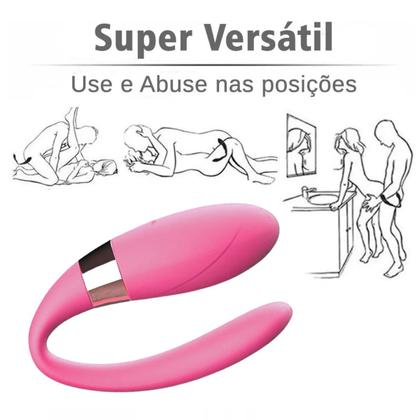 Imagem de Vibrador Casal Duplo Com Controle Ponto G Clitóris Gostoso