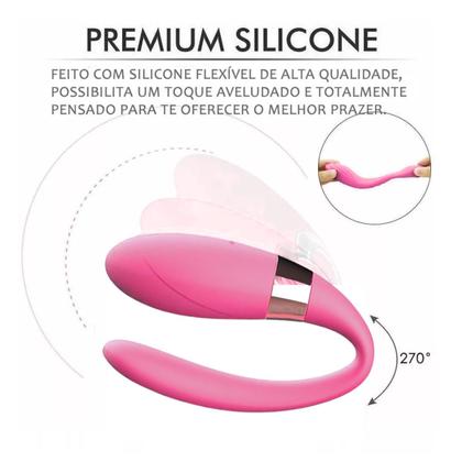 Imagem de Vibrador Casal Duplo Com Controle Ponto G Clitóris Gostoso