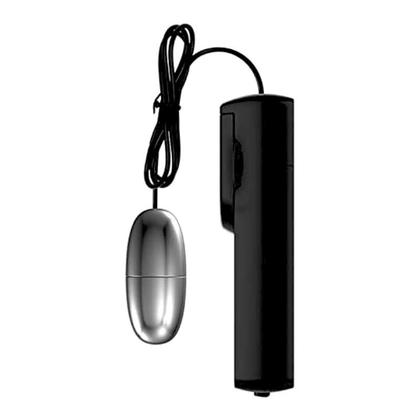 Imagem de Vibrador Egg Bullet Prata com Controle Remoto com Fio
